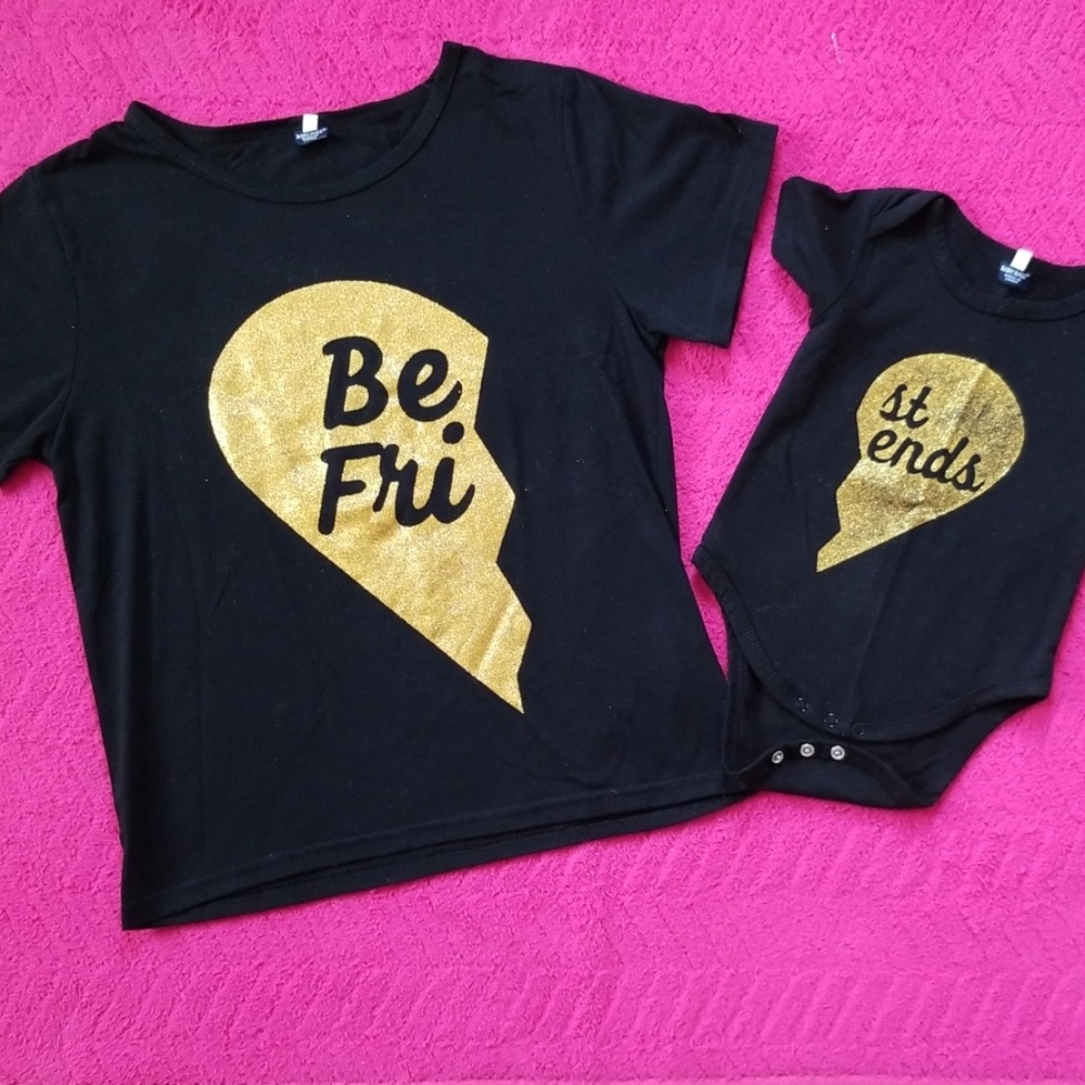 Mommy and Me Best Friends matching tshirts